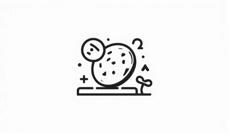 Illustration of a digital cookie icon representing website data